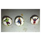 70s Marvel comics gumball machine rings.