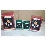 Hallmark Star Trek Captain Kirk ornaments(2),