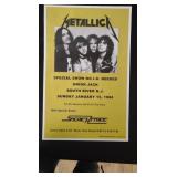 Art print,Metallica,signed,11x17,5/10