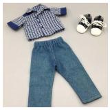 Sasha Clothes 16in Gregor Doll jeans/shirt/shoes