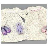 Sasha dolls handmade flannel nightgowns/slippers