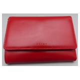 Vintage Red Leather Wallet