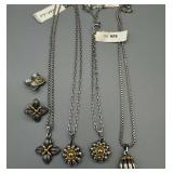 Haskel Necklaces x 4 + Earrings