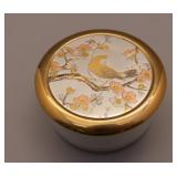 24K Gold Trim Porcelain Chokin Jewelry Box