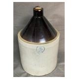 Two Tone Stoneware Jug w/No 2