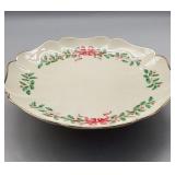 Lenox Holiday Dimension Red Ribbon Serving Tray