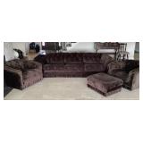 Levin Chocolate 4 Pc Livingroom Set