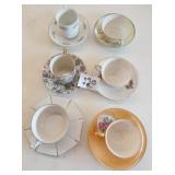 Small Cup and Saucer Sets - 6