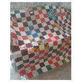 Machine Sewn Block Quilt Top- 68" x 80ï¿½