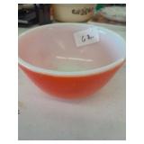 Orange Pyrex Mixing Bowl 7"