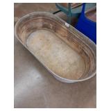 Galvinized Tub 43" x 23"