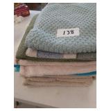 Bath Towels-5 & Wash Cloths-2