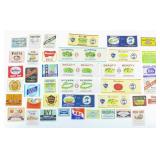 Grouping of Vintage Paper Advertising Labels