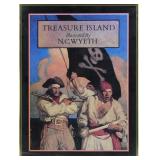 Vintage 1987 NC Wyeth Poster, Treasure Island