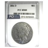 1934-D Peace MS63 LISTS $400