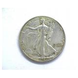 1942 Walking Liberty About UNC