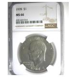 1978 Ike NGC MS66 LISTS $150