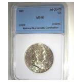 1963 Franklin MS66 LISTS $450