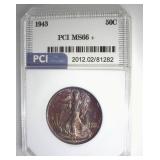 1943 Walking Liberty MS66+ LISTS $450