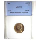 1946 Nickel MS67 FS LISTS $4500