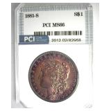 1881-S Morgan PCI MS66 Great Color