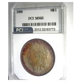 1896 Morgan PCI MS65 Fabulous Toning