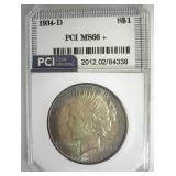 1934-D Peace MS66+ LISTS $21000