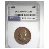 1963 Franklin PR69 DCAM LISTS $5000