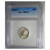 1950-S Dime ICG MS67+ LISTS $575