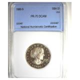 1980-S Susan B Anthony NNC PR70 DCAM