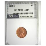 1962-D Cent PCI MS66+ RD