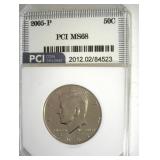 2005-P Kennedy MS68 LISTS $675