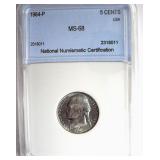 1984-P Nickel NNC MS68