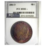 1904-O Morgan PCI MS65+ Beautiful Color