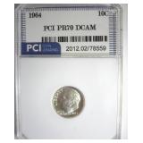 1964 Dime PR70 DCAM LISTS $5250