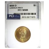 2010-D Lincoln $ PCI MS69 Position B