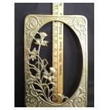 Brass Daffodil Picture Frame