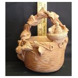 Terra Cotta Pottery Basket