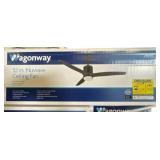 Wagonway 52 in. Nuwave Ceiling Fan with Matte Blac