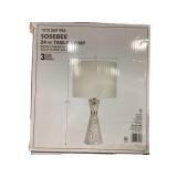 SOSEBEE 24 Inch Table Lamp with White Concrete and