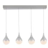 Glitzer 24-Watt 4 Light Chrome Modern Integrated L