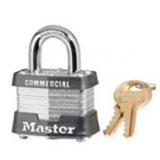 MASTER LOCK 3KA-0464 Padlock, Keyed Alike, Standar