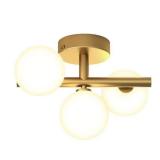 Bloom 13 in. 15 Watt Modern Gold Integrated LED 5