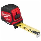 Milwaukee 25  Wide Blade Magnetic Tape Measure 48-