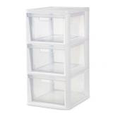 Sterilite 3-Drawer Tower - White