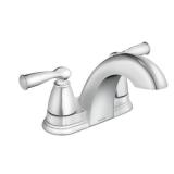 Moen Banbury Chrome Centerset Bathroom Sink Faucet