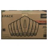 Feit Electric 8 Pack 60w Soft White 2700K Clear Gl