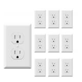 15 Amp Tamper-Resistant Duplex Outlet  White (10-P