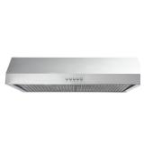 30 in. W Under Cabinet Range Hood in Stainless Ste