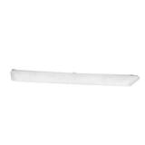 48 in. Linear 2-Light White Fluorescent Flush Moun